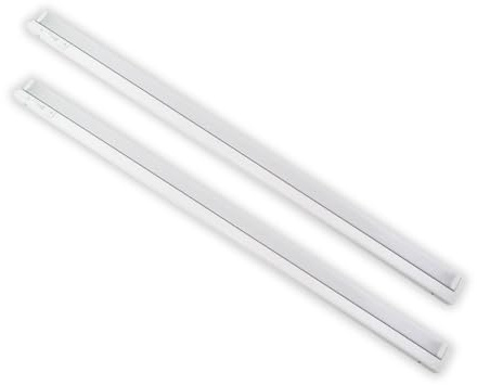 LUXULA 2 Stück LED Unterbauleuchte schwenkbar 115cm, Weiß, 16W 1600lm | Schrankbeleuchtung mit Schalter, 3CCT dimmbar 2700K 4000K 6000K, IP20, Unterbau Lichtleiste, Küchenlampe, verknüpfbar