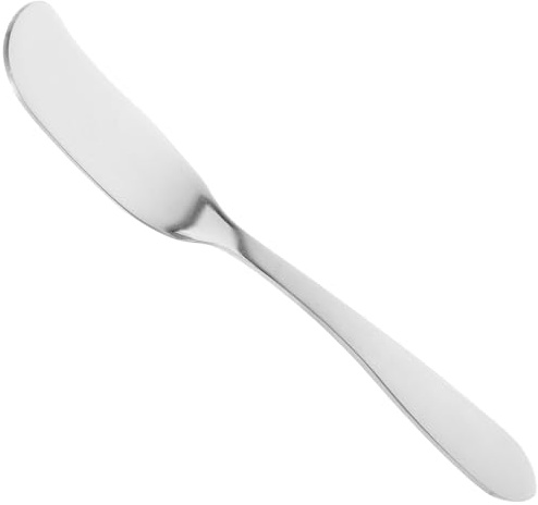 SHERCHPRY Buttermesser aus Edelstahl mit Langem Griff Feine Verarbeitung Verhindert Anhaften für Familienfeiern und Knödelzubereitung in Silber