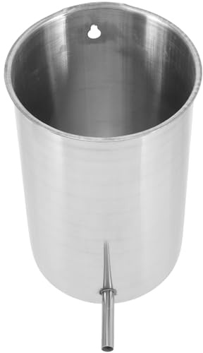 Gadpiparty Seau métallique suspendu 1000 ml acier inoxydable pour soin corporel et nettoyage intime accessoire hygiénique