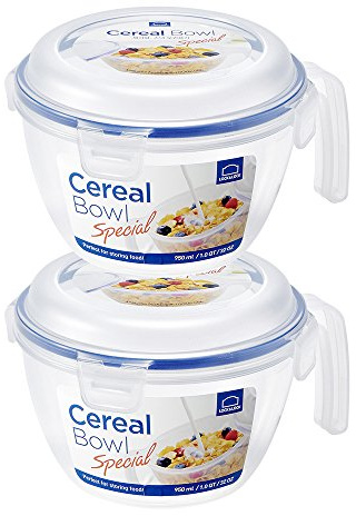 Lock & Lock Cereal Bowl - Clear, 950 ml