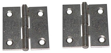 Charnière INOX 30x30mm Epaisseur 0.8mm (Lot de 2)