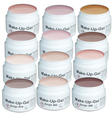 GS-Nails UV Make-Up-Gel Camuflage Gel Alle 12 Farben a5ml 60ml
