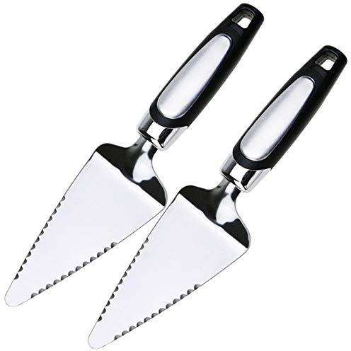 Tosnail 2 Pack Stainless Steel Pie and Cake Cutter Cake Server