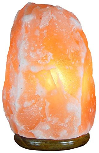 Iones curativos naturales 2-4kg Natural Healing IONES - Lámpara de sal natural tallada a mano (2 – 4 kg, 18 – 22 cm)