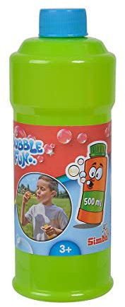 Simba 107282320 - Bubble Fun Seifenblasen Flasche, 3-Fach Sortiert, es Wird nur EIN Artikel geliefert, 500ml Lauge, ab 3 Jahren