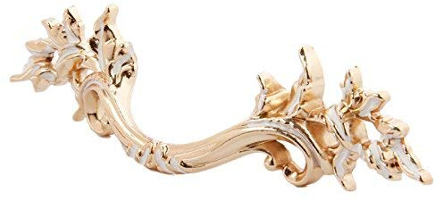 Mgoodoo Zuggriff für Kommode, Schrank, Schublade, Schrank, Tür, Möbelbeschläge, europäischer Stil, Vintage, 10 Stück, K Gold
