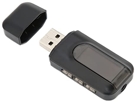 USB Bluetooth -adapter, 2 i 1 Trådlös Bluetooth 5.0 -sändare och Mottagare med LCD -skärm, Trådlös Ljudadapter, för TV/PC/högtalare/hörlurar/bil/hemmaljudsystem