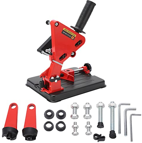 Soporte de Amoladora Angular Universal , Amoladora Angular Ajustable Segura con Retorno por Resorte Soporte Fijo Profundidad de Corte 30 Mm para Soporte