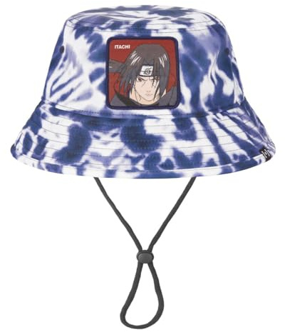 Capslab Fischerhut Naruto Classic, Sonnenhut Herren, Shinobi, Hypoallergen, Lila/Weiß/Rot, S/M