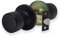 XFORT Tulip Passage Knob Set Matt Black, Door Knob for Internal Wooden Doors