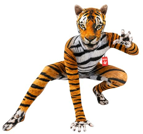 Morphsuits, Orange Tiger Kids, Kids Halloween Costume, L