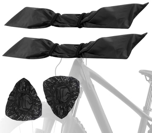 XIUWK 2-Piece Bike Cover for Handlebar,Easy to Install and disassemble.