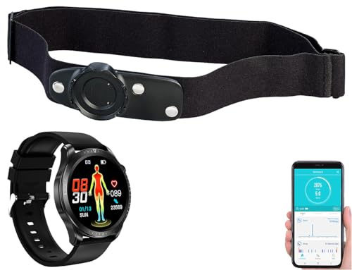 Montre fitness connectée SW-500 avec ceinture thoracique [Newgen Medicals]
