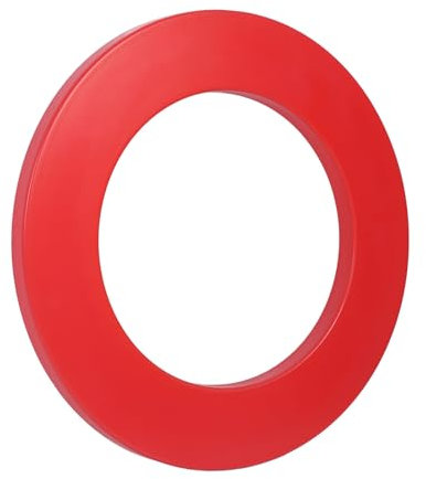 SUNGOOYUE Dart-Surround-Ring, Einfach zu Bedienen, Exquisites Aussehen, Professioneller Dartscheiben-Schutz, 18-Zoll-Sisal-Turnier-Dartscheiben-Zubehör (Rot)