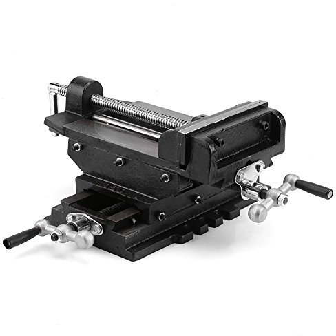 6inches Cross Slide Drill Press Vise Benchtop Compound Cross Slide Vise Metal Milling Vice Holder Clamping Bench Mount
