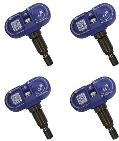 OBEST 4 Stück Bluetooth RDKS für TESLA, Reifendrucksensor TPMS Sensor Kompatibel mit 2020-2023 Tesla Model S/3/X/Y-1490701-01, BLE-TESLA Reifendruckkontrollsystem OEM Ersatzsen Soren Metallventil
