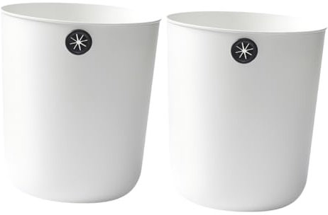 CAXUSD Mülleimer Aus Robustem Pp-material Schlichtes Design Für Badezimmer Küche Und Wohnzimmer Einfache Anwendung Und Langlebige Nutzung