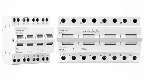 GYHO8 4P 40A 63A 100A 125A Interruttore di trasferimento manuale a doppia alimentazione Interruttore di commutazione Interruttore di commutazione 1 pz(40A)