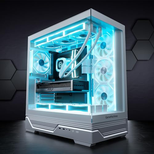 GameMachines Apex Snow Edition - Gaming PC - Wasserkühlung - AMD Ryzen 7 9700X - NVIDIA RTX 5070-1000GB SSD - 32GB RGB DDR5 - WLAN - Windows 11 Pro