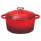 Galileo Casserole avec couvercle 20 cm en fonte émaillée, induction, rouge, Les Cocottes OuiChef