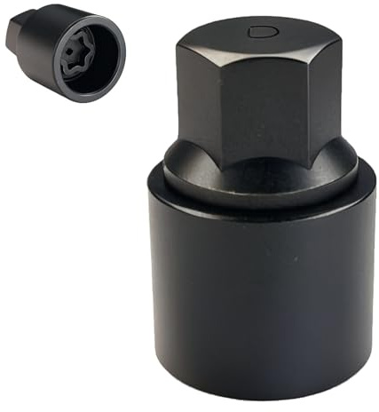 Eponcia D-Wheel Lock Key Locking Lug Nuts Key Removal Tool for Toyota Lexus Tacoma, Anti-Theft Wheel Lock Lug Nut Bolt Screw Remover Socket Adaptor, Tire Locking Lugnut Tool for Removal Installation