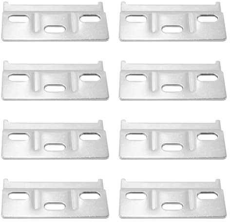 Gutol Paquete de 8 soportes para armarios, placas de montaje en pared para colgar armarios de cocina, alacenas y otros muebles.