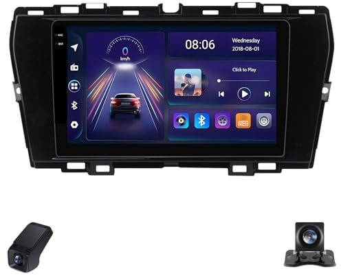 Autoradio Android 14 touchscreen 2K per SsangYong Tivoli 2019-2023 - Radio doppio DIN con CarPlay, Android Auto, 4G LTE, WiFi, GPS, Bluetooth, FM/AM, RDS, DSP, telecamera posteriore, ADAS DV