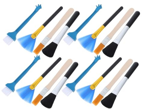 Alipis Kit de Nettoyage Clavier 20 Pièces Mini-brosses pour Rainures, Poils Doux, Ensemble D’Outils pour Clavier, Circuits Imprimés et Appareils Électroniques, pour Entretien