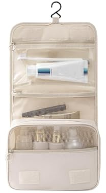 Trousse de Toilette Voyage – Elegant Maquillage Suspendable Pochette Rangement, pour cosmétiques Femmes d'affaires, Vacances Hôtel Salle Bain Gym | Multipurpose Outdoor Indoor Utility