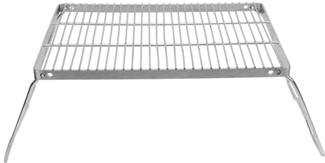 Bewinner Gril de Camping Pliant, Grilles de Camping Portables en Acier Inoxydable 304 avec Conception Compacte Pliable pour la Randonnée, les Pique-niques, le Barbecue, la Cuisine en Plein Air