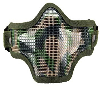 AOLS Maske Steel Mesh Half Face für Paintball & Airsoft