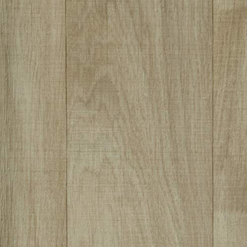 Vinylboden PVC Bodenbelag Kairo | Holzoptik Schiffsboden Eiche creme weiß | 400 und 500 cm Breite | Meterware | Variante: 6 x 5m