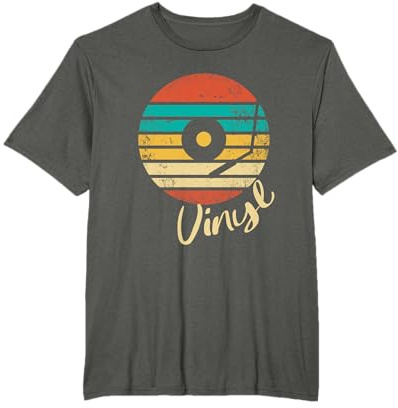 Retro Vinyl LP Plattensammler - Vintage Schallplatte T-Shirt