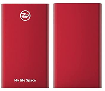 Huante Disco rigido esterno SSD in metallo, 960 GB, 480 GB, 120 GB, USB 3.1 Type-C, adatto per PC desktop, MacBook, laptop, Ps4, Xbox, Smart TV (960 GB, rosso)