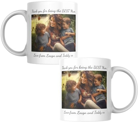 You Personalise Personalised Mug - Printed with Text and Photos Coffee Cup Tea Cup Various Options Mothers Day Fathers Day