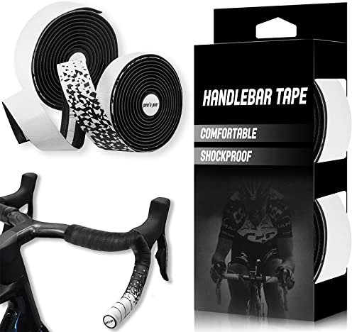 Lenkerband, Fahrrad Lenkerbänder, Griffband für Rennrad, Fahrrad Lenkerband für MTB Rennrad, einschließlich Endkappen und Band, verschleißfest, schweißfest,rutschfest und einfach zu montieren