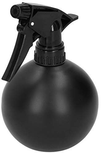 UPQRSG Sprühflasche, 500 Ml, Edelstahl Wassersprühflasche für Pflanzen, Zwei Sprüheffekte, Gartendruck Wassersprühflasche, für Pflanzen und Andere Reinigungslösungen(Schwarz)