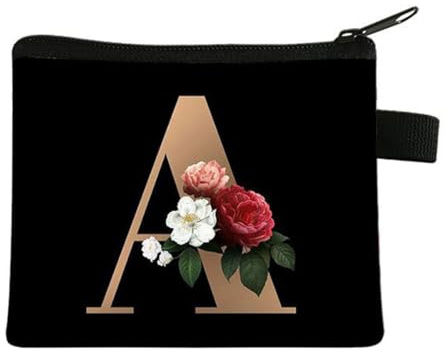 FAVORTALK Coin Purse Zip Top Purses for Women Accessory Mini Change Pouch Portable Small Coin Bags for Girls Initial Purses Small Soft Velvet Wallet for Boys - 13603