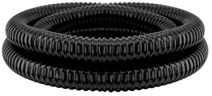 Pond Hose 25mm PVC Spiral Flexible Water Butt Pipe, Easy Installation and Concealment for Water Features, Garden Ponds, Waterfalls, Filters and More (25mm Internal Diameter X 1.2 Metre Length)