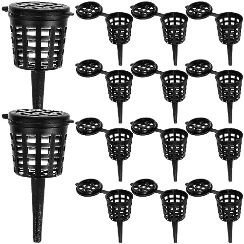 DOITOOL 150pièces Bacs à Engrais Avec Couvercle Boîte Plastique Portable Pour Bonsai Et Plantes Aquatiques Conteneurs De Fertilisation Pour Aquariums Et