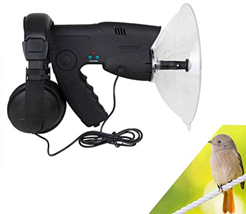 MYVVKIA Tragbares Parabolmikrofon-Monokular, 8-facher monokularer Tonverstärker, Tonverstärker Ear Bionic und Vogelbeobachtung, Naturbeobachtung und digitales Hören D