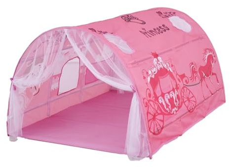 Tragbares Baby-Spielzelt – Sternenlicht Traumbett Spielzelte, Spielhaus Privater Raum Schlafen Gemütliche Zelte | Betthimmel mit Innentasche, 2-in-1 Schlafzimmer Indoor Spaß für und