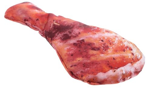 Chicken Leg Pencil Case Organiser for School and Office Large Capacity | Fabric, Brown Realistic Novelty Design, Easy to Clean Fine Craftsmanship, Chicken Bag Simulation Food Pen Bag