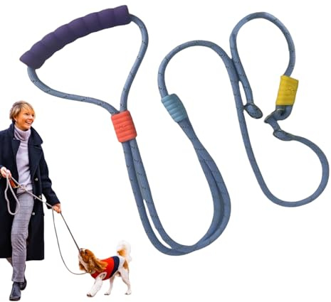 Grande corde pour chien, corde de promenade pour chien | Accessoire solide et confortable pour animaux de compagnie pour promenades en plein air, plage, parc d'entraînement pour une sécurité améliorée