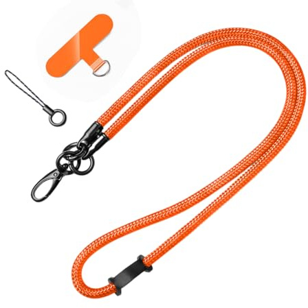 Lanyard Del Telefono Regolabile Regolabile Esterno Universale A Tracota A Tracolla Clip Del Cavo Clip Hangsantilost Spettata Filo Cingola Regolabile Antifumo Alla Fascia Telefonica Del Cordino Nylon