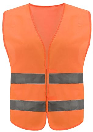 Giubbotto riflettente a striscia ad alta visibilità di sicurezza,