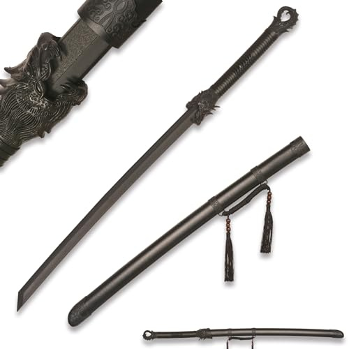 42 Chinese Dragon Head Tang Sword Training Sword Katana- Practice Polypropylene Plastic Sword