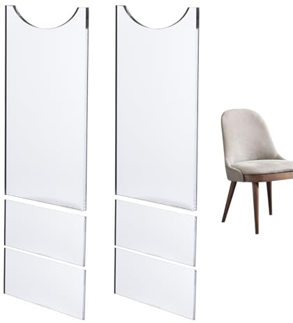 Couch-Wandabstandshalter – 6 Stück transparenter Wandschutz, Möbelfüße, Wandstopper, Kissen, kratzfeste Möbelstoßstangen, verbessertes Luftstrom-Design, Brandrisikoprävention, Haushaltssicherungspads