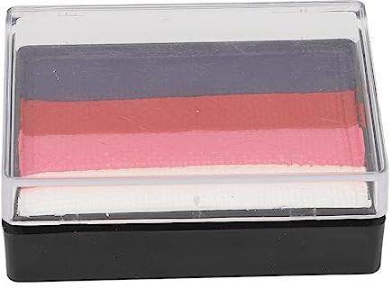 4 färger delad kakpalett barn vuxen vattenaktiverad makeup ansikte kroppsmålning för cosplay halloween 30g (18)