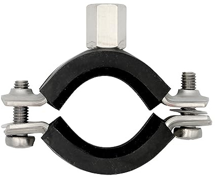 Stabilo-Sanitaer Edelstahlrohrschelle 25-30mm 3/4 Zoll Edelstahl Rohrschelle Rohrhalter Rohrbefestigung Rohrhalterung Schraubrohrschelle V2A V4A W4 W2 Nirosta Niro